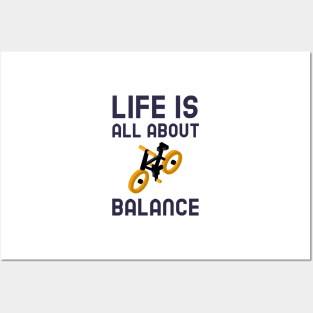 Life Is All About Balance - Cycling Posters and Art